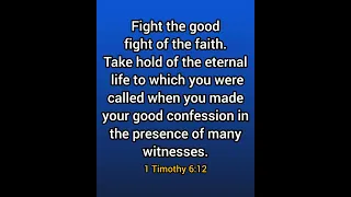 Bible Verse | 1 Timothy 6:12 | Daily Bible Verse | Verse | Short Bible Verse | Bible Verses | Bible