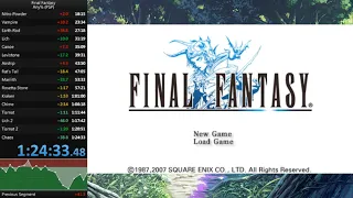 Final Fantasy any% (PSP) speedrun - 1:24:33