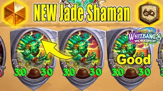 Infinite 30/30 NEW Jade Shaman Deck You Will Love To Play At Whizbang's Workshop | Hearthstone