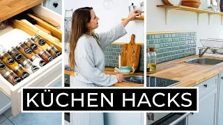 DIY HACKS & Tipps zum KÜCHEN ORGANISIEREN | Endlich Ordnung in der Küche | DIY Mamis