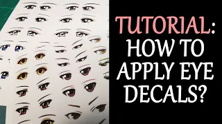 Tutorial: How to apply eye decals to your figures?