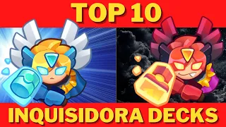 Rush Royale - TOP 10 Decks de Inquisidora l Gameplay português PT-BR