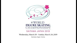 2019 World Figure Skating Championships Ladies and Pairs SP Start Orders