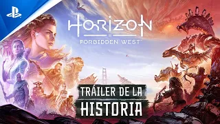 Horizon Forbidden West – Michelle Jenner presenta el tráiler de la HISTORIA en ESPAÑOL | PS4 y PS5