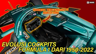 Evolusi Paling Rahasia Dari Cockpits F1 | Formula 1 Cockpits & Safety Evolution