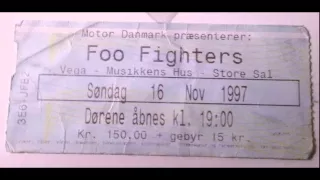 Foo Fighters live at Vega, Copenhagen 1997