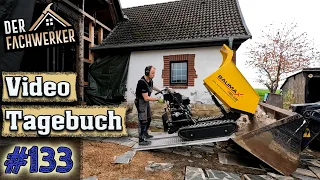 Fachwerkhaus VLog #133 - Minibagger, Kettendumper, Teleskoplader und 4 Tonnen Schutt!!