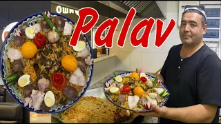 ТАДЖИКСКИЙ ОШПАЗ УДИВИЛ СПОСОБОМ ПРИГОТОВЛЕНИЯ ПЛОВА!!! DELICIOUS TAJIK PALAV! ОШИ ПАЛАВИ ТОЧИКИ!