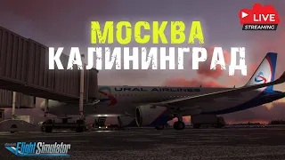 [🔴LIVE #3] Moscow (UUDD) - Kaliningrad (UMKK)  | U6 167 | FlyByWire A320N | MSFS 2020