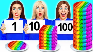 100 Schichten Nahrung Challenge | Lustige Essenssituationen von Multi DO Fun Challenge