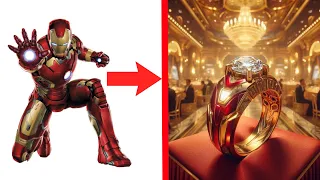 AVENGERS but DIAMOND RING VENGERS (Marvel & DC)💥#marvel #avenger #ironman