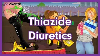 Thiazide Diuretics Mnemonic for NCLEX | Mechanism of Action, Side Effects, Nursing Pharmacology