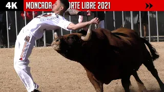 4K ▪ MONCADA ▪ CONCURSO DE RECORTE LIBRE 2021 CON TOROS DE RETA DE CASTA NAVARRA