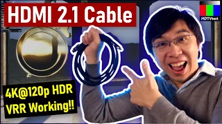 Can A Better HDMI 2.1 Cable Fix Your TV Issues with 4K@120Hz VRR HDR?