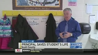 Scott Co. principal saves young student's life from choking