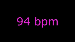 Metrónomo 94 bpm 4/4-Volumen Alto - Para practicar ejercicios de Guitarra Eléctrica-Bajo-Batería.