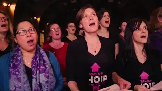 Pop-Up Choir sings U2 for Third Street Alliance!