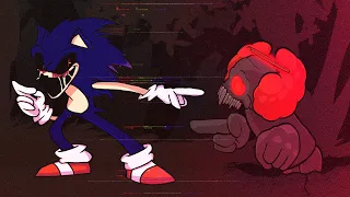 Sonic EXE Vs Tricky - You Can't Run + Expurgation [FNF Mashup]
