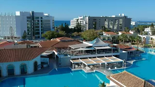 TUI Family Life Aeneas Resort, Nissi Beach, Cyprus, 4k Drone Footage