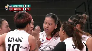 Eya Laure all REVVED UP for Chery Tiggo vs. Galeries Tower 🔥 | 2024 PVL ALL-FILIPINO CONFERENCE