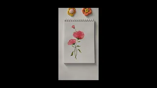 Easy Beautiful And AWESOME Painting For Beginners/How to Paint Flower #art