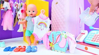Baby Born oyuncak bebek ile ÖZEL bölümler! Bebek bakma oyunları izle!