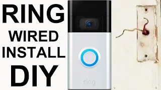 How To Install A Ring Video Doorbell 2nd Generation 2020 - Hardwire Installation Of 1080p Door Bell