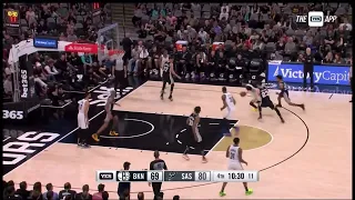 SHAQTIN' A FOOL | Hilarious Play by Ben Simmons | Brooklyn Nets vs San Antonio Spurs