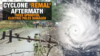 Trees Uprooted, Electric Poles Damaged by Impact of Cyclone Remal in Guwahati | News9