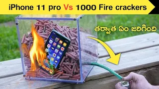 iPhone 11 pro Vs 1000 fire crackers 🔥 తర్వాత ఏం జరిగింది #shorts