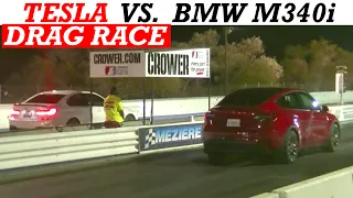 2021 Tesla Model Y Performance vs. 2020 BMW M340i