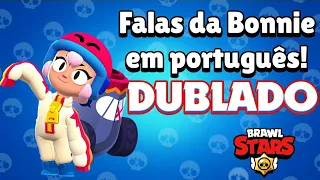 Falas da Bonnie traduzidas em português (DUBLADO) | Brawl Stars