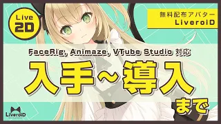 【Live2D】FaceRig, Animaze, VTubeStudioへの導入と動作比較【LiverioD Project】