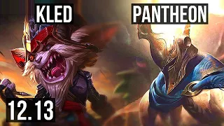 KLED vs PANTH (TOP) | 1.5M mastery, 300+ games | KR Master | 12.13