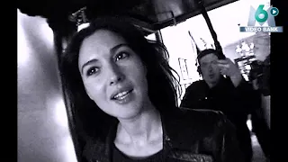 Extrait archives M6 Video Bank // Archives - M6VIDEOBANK - Monica Bellucci - Une Journée avec.. 1999