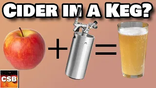 Can we FERMENT Apple Cider in a Mini Keg?  - Basics of Pressure Fermentation
