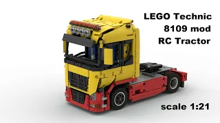 Lego Technic 8109 RC Tractor scale 1:21