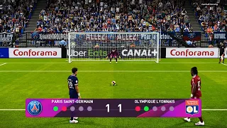 PSG vs LYON | Penalty Shootout | PES 2020 Gameplay Ligue 1