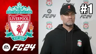 FC 24 Liverpool Career Mode Part 1 - THE BEGINNING!! 🔥