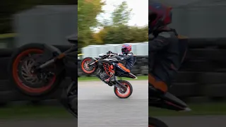 2022 KTM 390 DUKE WHEELIE TIME #shorts