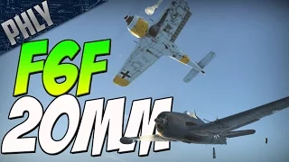 CAT GOT CANNONS - F6F-5N (War Thunder Plane Gameplay)