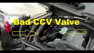 BMW N52 engine CCV Valve! Rough idle problem!