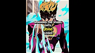 "SPINNING THE WHEEL UNTIL GIORNO LOSES" Who is strongest