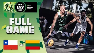 Chile v Lithuania | Men | Full Game | Crelan FIBA 3x3 World Cup 2022