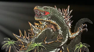 Godzillasaurus attacks Odo Island Godzilla minus one