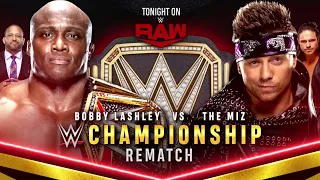 Bobby Lashley vs The Miz (Full Match Part 1/2)
