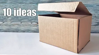 10 идей поделок из гофрокартона и картонных коробок