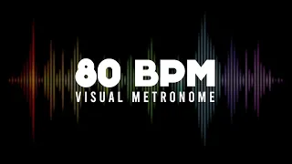 80 BPM Metronome (Visual Metronome / Click Track)