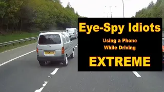 Dangerous Driver on the M65 Motorway Driving a Small Van