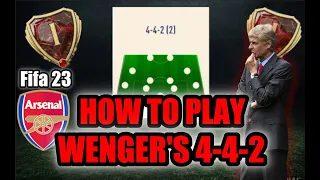 *Invincibles!*😳 How to play Wenger’s Arsenal 4-4-2(2) in fifa 23 Elite division!